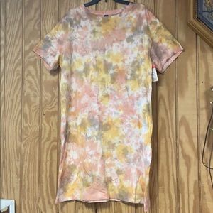 Tyedye tshirt dress
